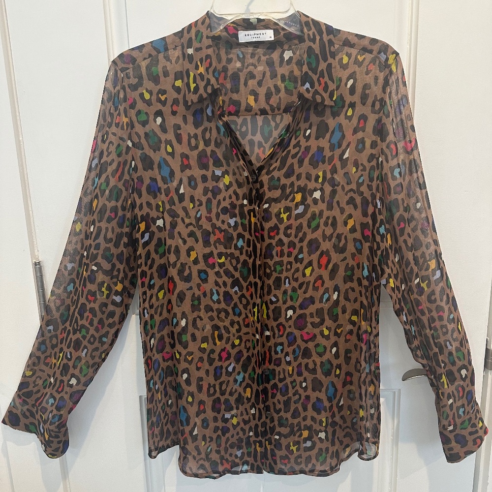 Equipment silk blouse